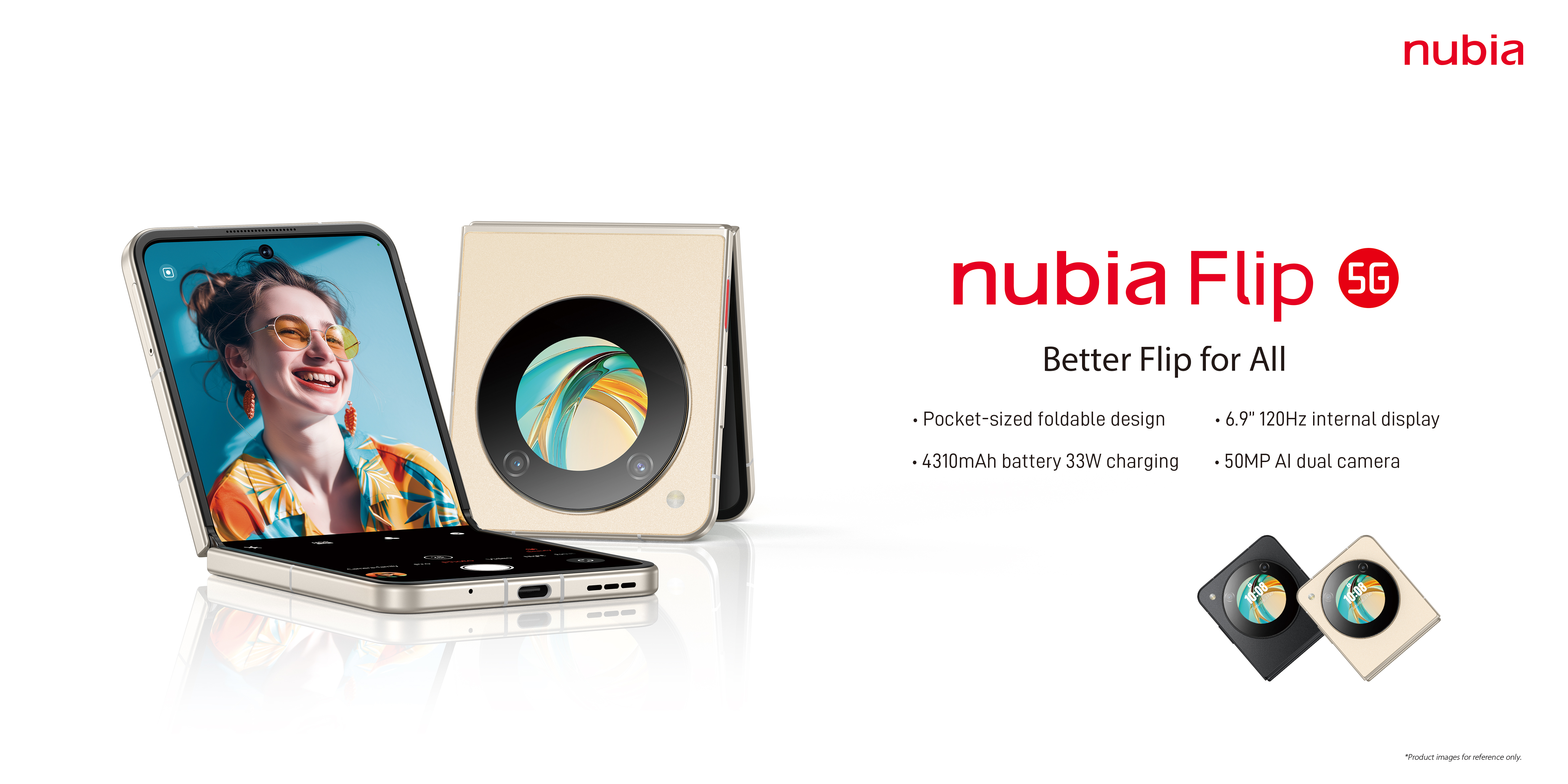 nubia Flip 5G 本体 新品未開封品 ZTE Nubia Flip 5G 6.9